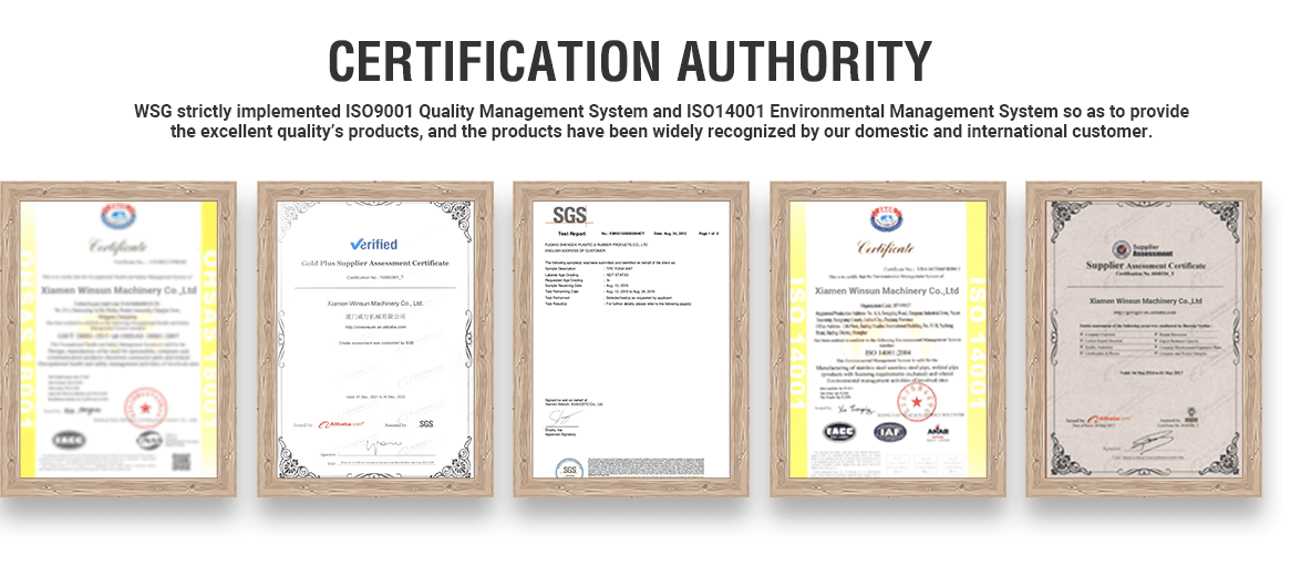 Quality and certification documents